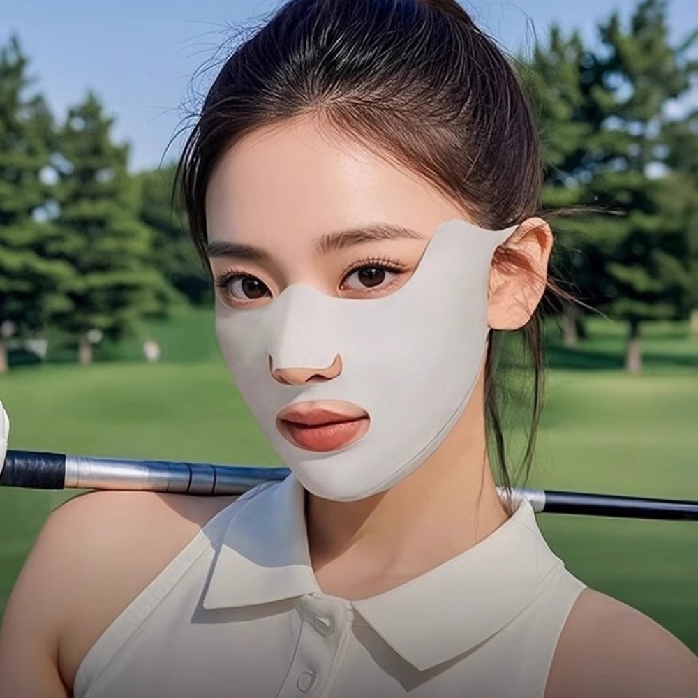 Sports Mask Breathable - 通気性のある新しいアイスシルクマスク、UVカット、防塵、ライディング用フェイスマスク、洗濯可能なフェイスベール、アウトドアスポーツ用