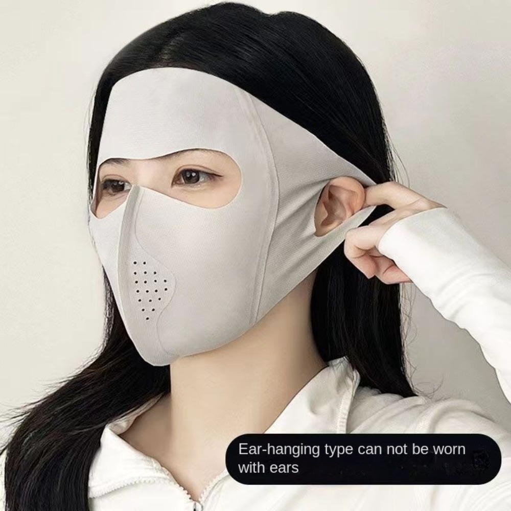 春夏アウトドアスポーツ用通気性アイスシルクマスク　UVカット - Sports Mask Breathable のレビューと価格