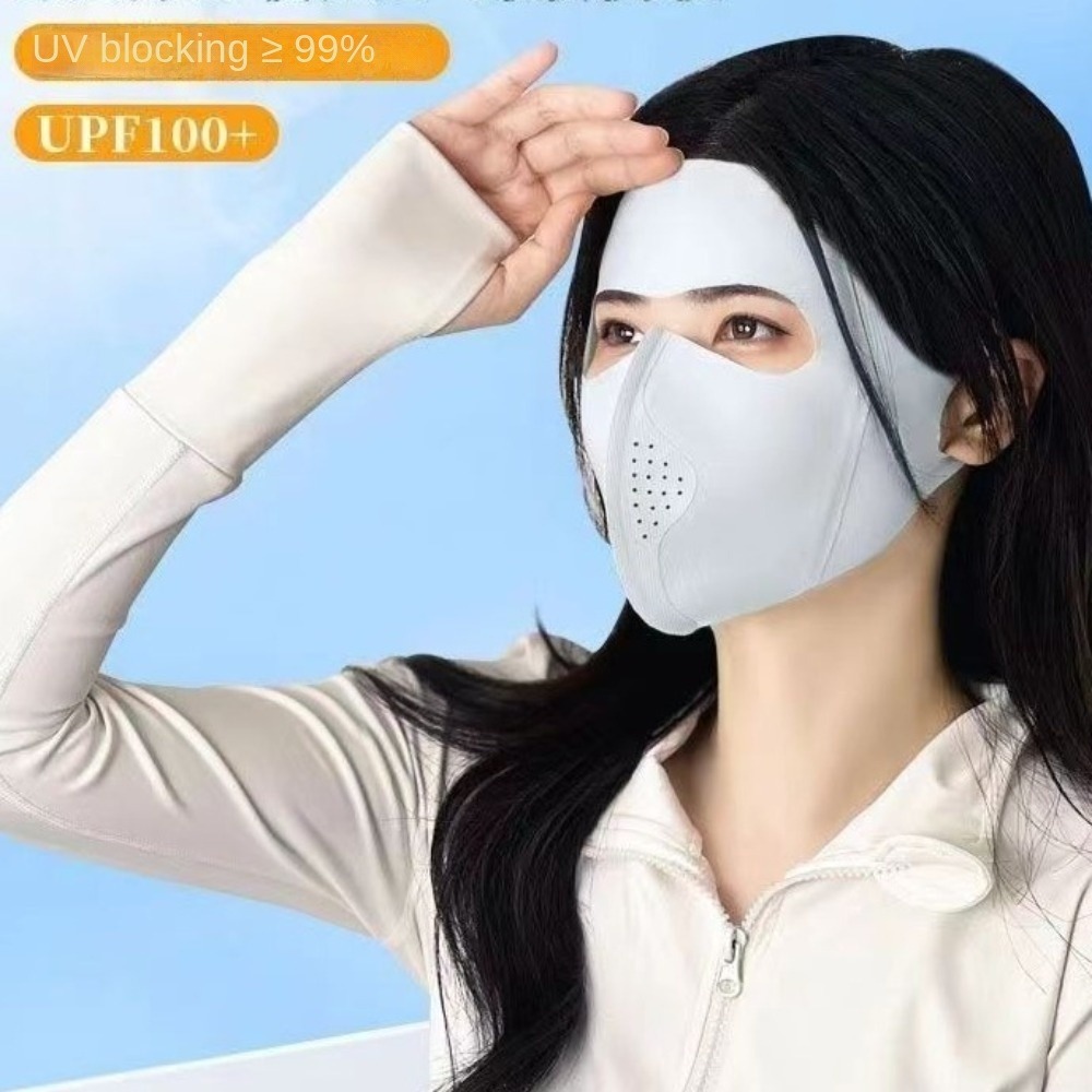 春夏アウトドアスポーツ用通気性アイスシルクマスク　UVカット - Sports Mask Breathable のレビューと価格