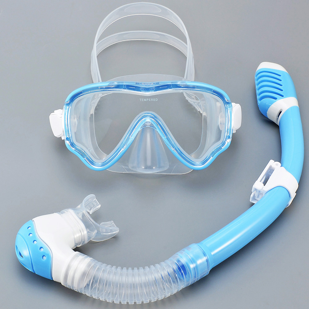 キッズダイビングマスクシュノーケルセット、水泳用ゴーグル、強 - Anti Pollution Mask のレビューと価格