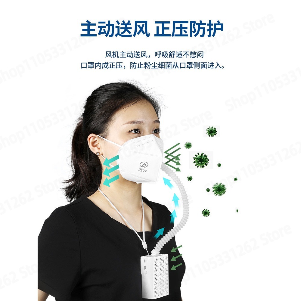 KN95マスク付き陽圧式電動フレッシュエア呼吸器、防塵・抗菌 - Kn95 Respirator Mask のレビューと価格