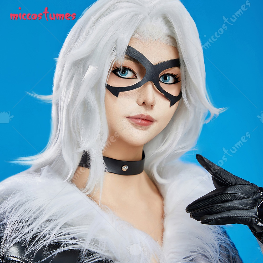 US Stock MICCOSTUMES 女性用黒猫ボディス - Black Face Mask Pack のレビューと価格