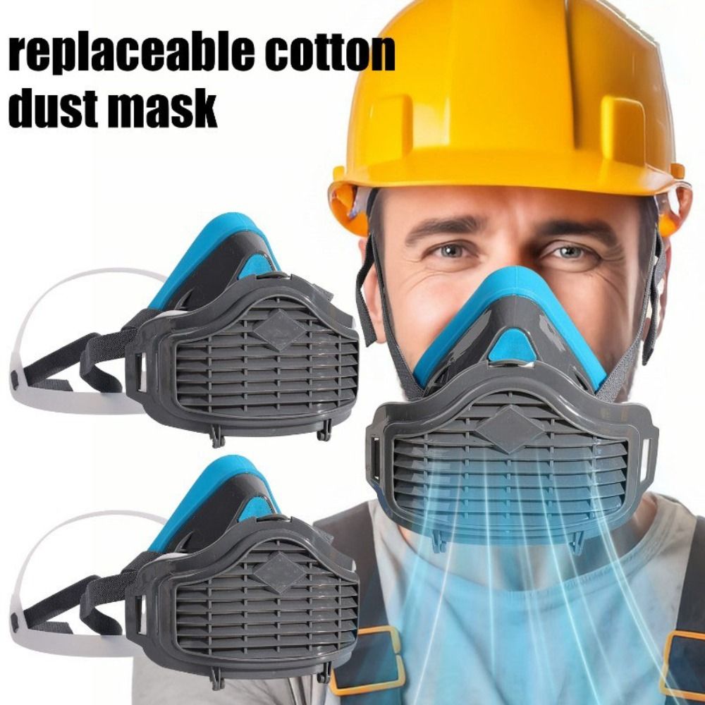 シリコン製防塵ハーフマスク 再利用可能 交換可能なフィルター - Respirator Half Face のレビューと価格