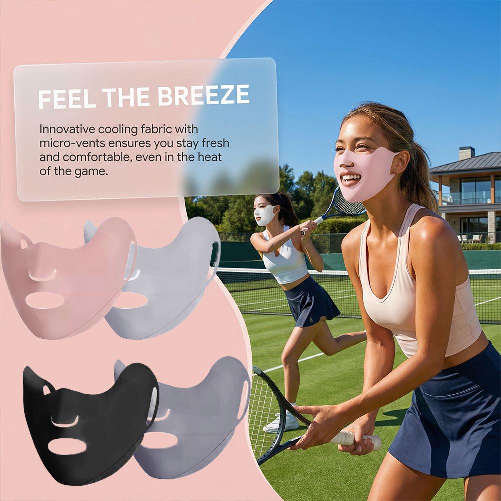 屋外用通気性日焼け止めマスク UV保護 シームレスフィッティ - Sports Mask Breathable のレビューと価格