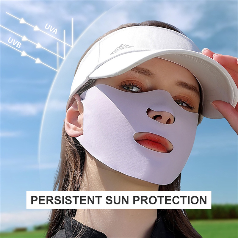 アイスシルク日焼け止めマスク女性通気性薄部吊り耳タイプスポー - Sports Mask Breathable のレビューと価格