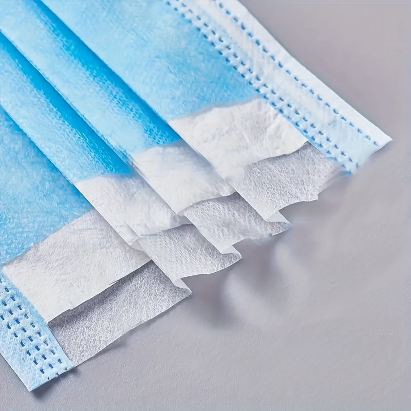 200枚入り 厚手の青い使い捨て保護マスク - 3層構造で通 - Disposable Mask Blue のレビューと価格