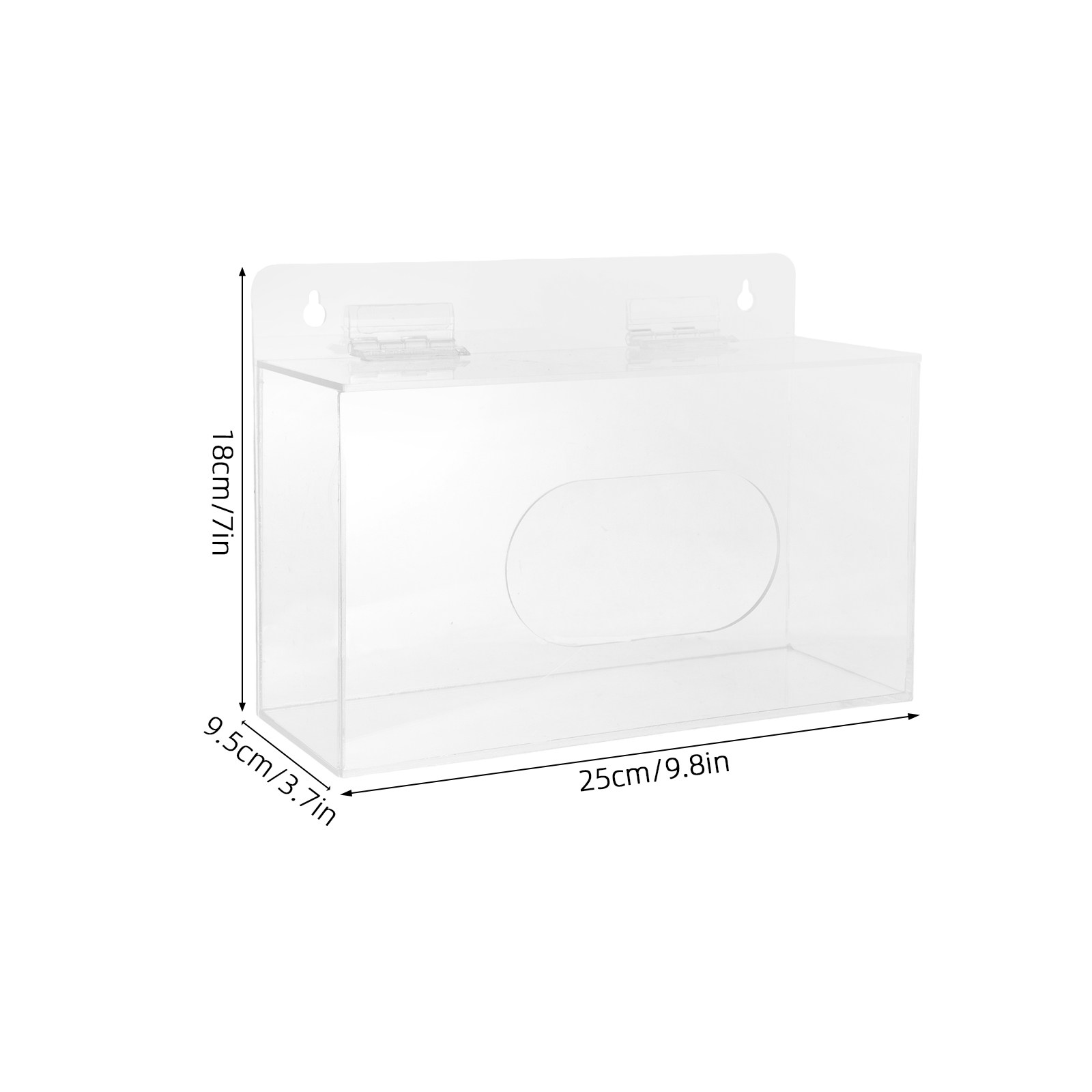 アクリル製フェイスマスクオーガナイザー 壁掛け収納ボックス  - Face Mask Storage Box のレビューと価格