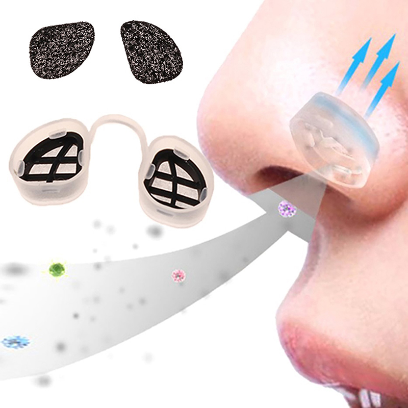 1PC 快適な鼻目に見えない鼻フィルター抗大気汚染花粉アレル - Anti Pollution Mask のレビューと価格